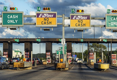 Highway entrance toll detection