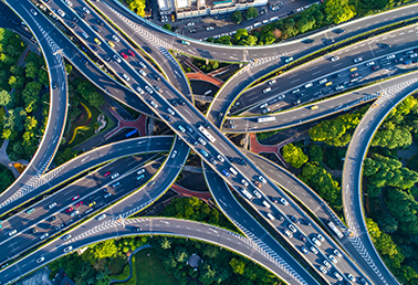 Urban three-dimensional intersection bridge