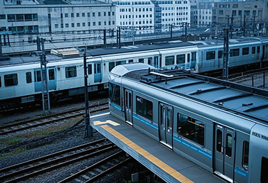 Intrusion alarm at the end of the platform