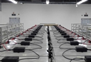 The core computer room of the data center